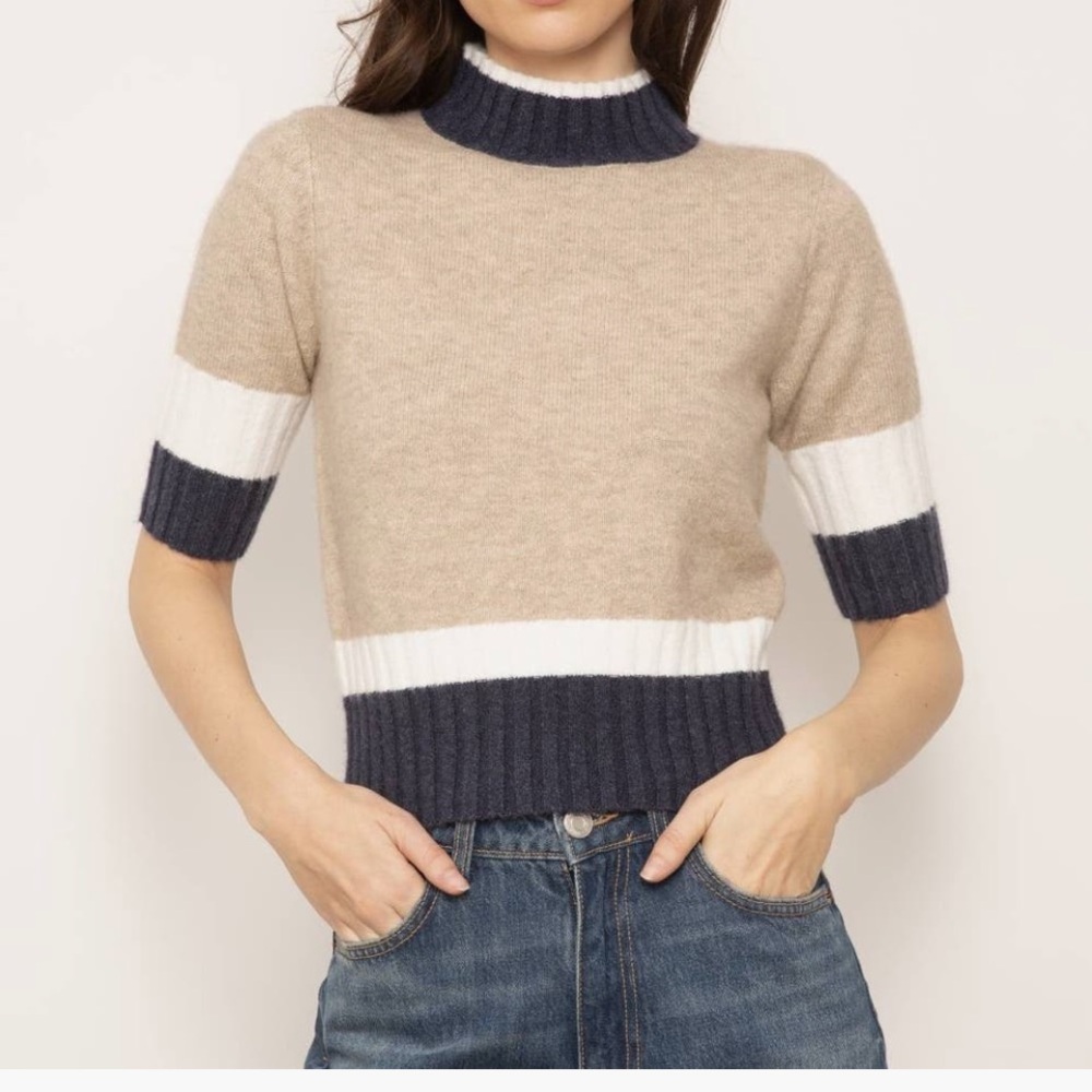 Central Park West Millie Sweater Quarter Sleeve